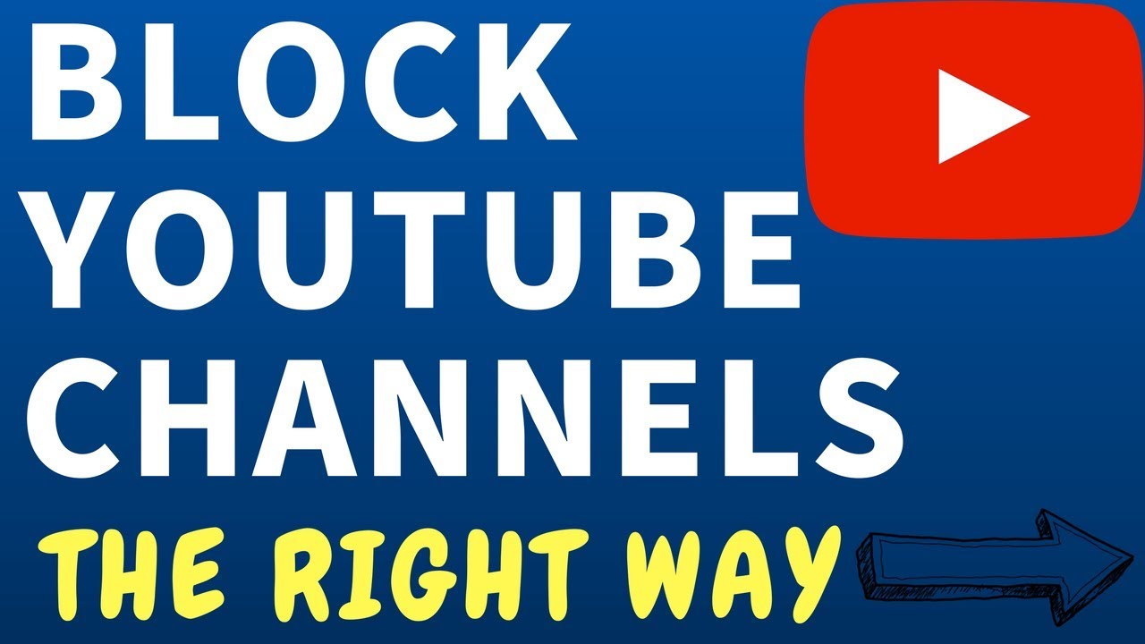 Alternatives to blocking a YouTube Channel Full HD