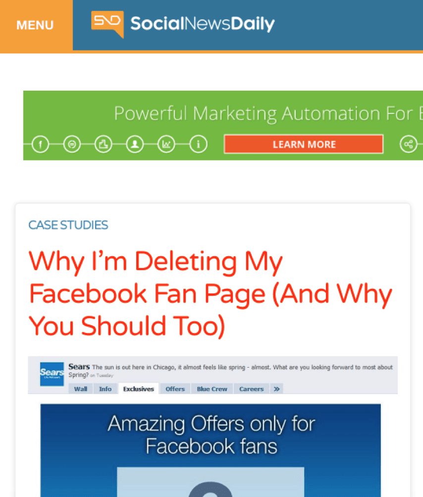 Benefits of Deleting a Facebook Page