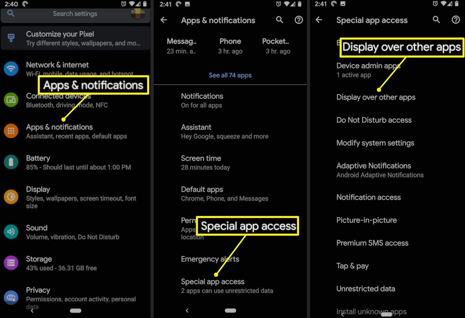 Disable Screen Overlay on Apps StepbyStep Guide