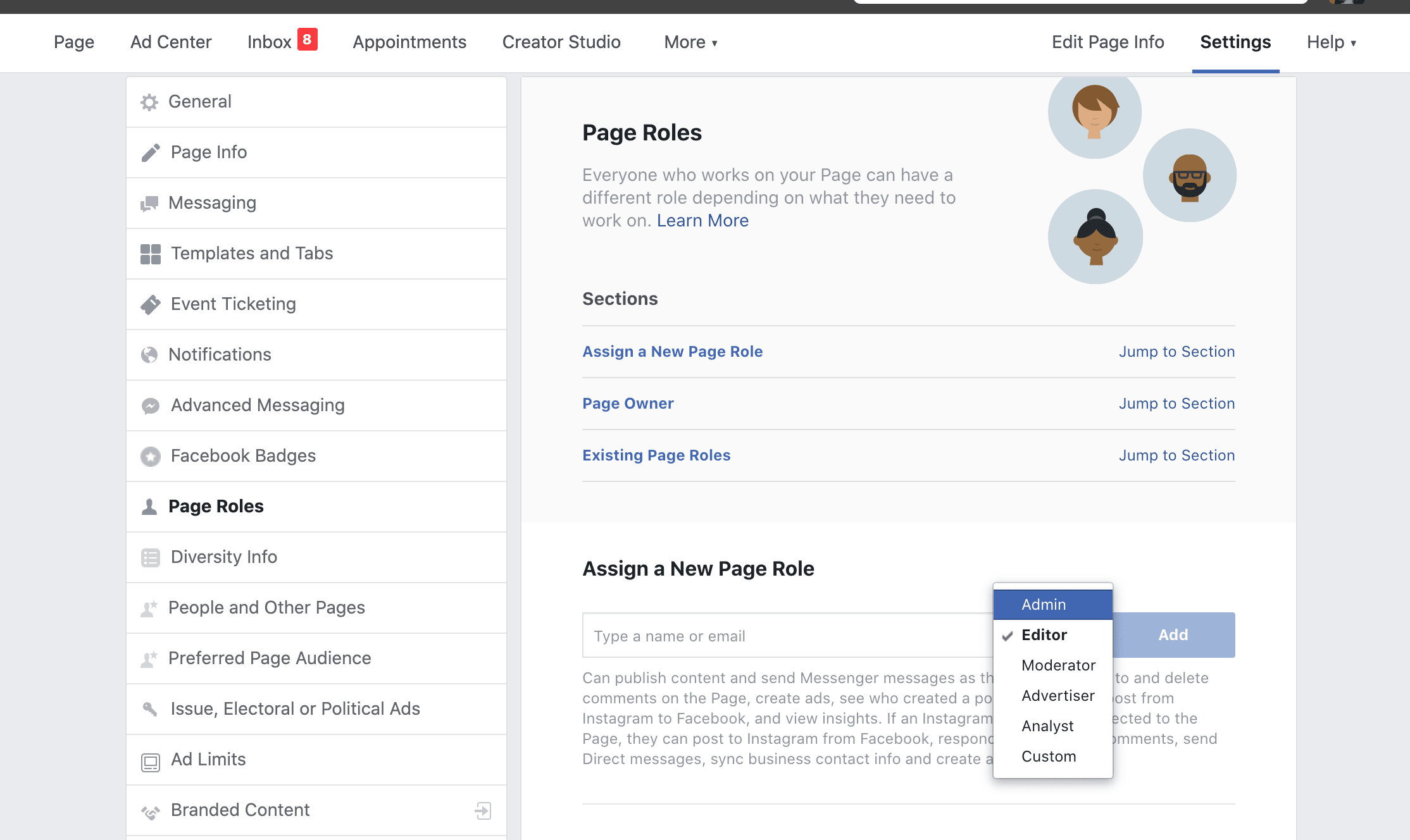 How to Manage Admin Roles on a Facebook Page Full HD