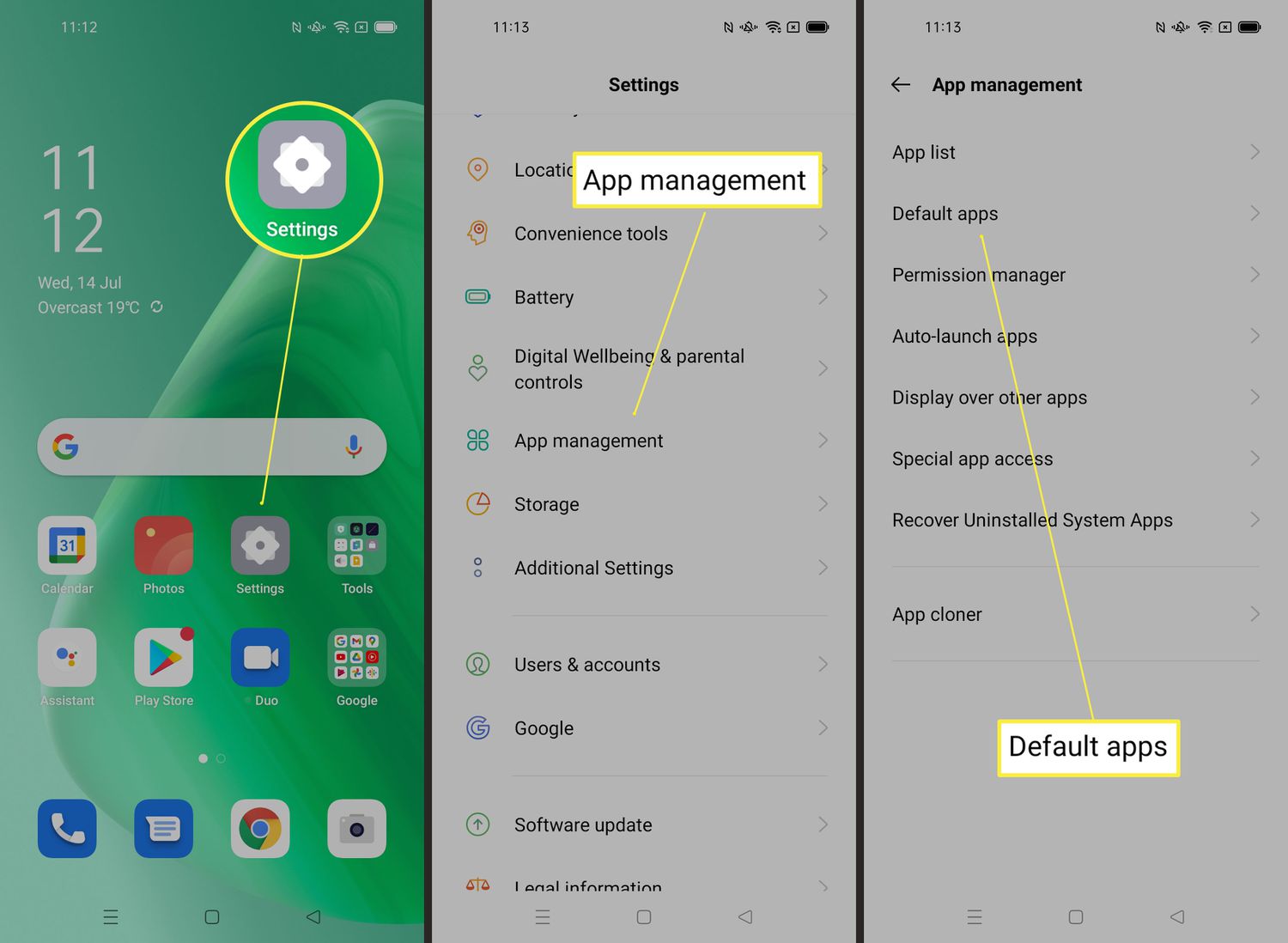 How to change default browser on Android