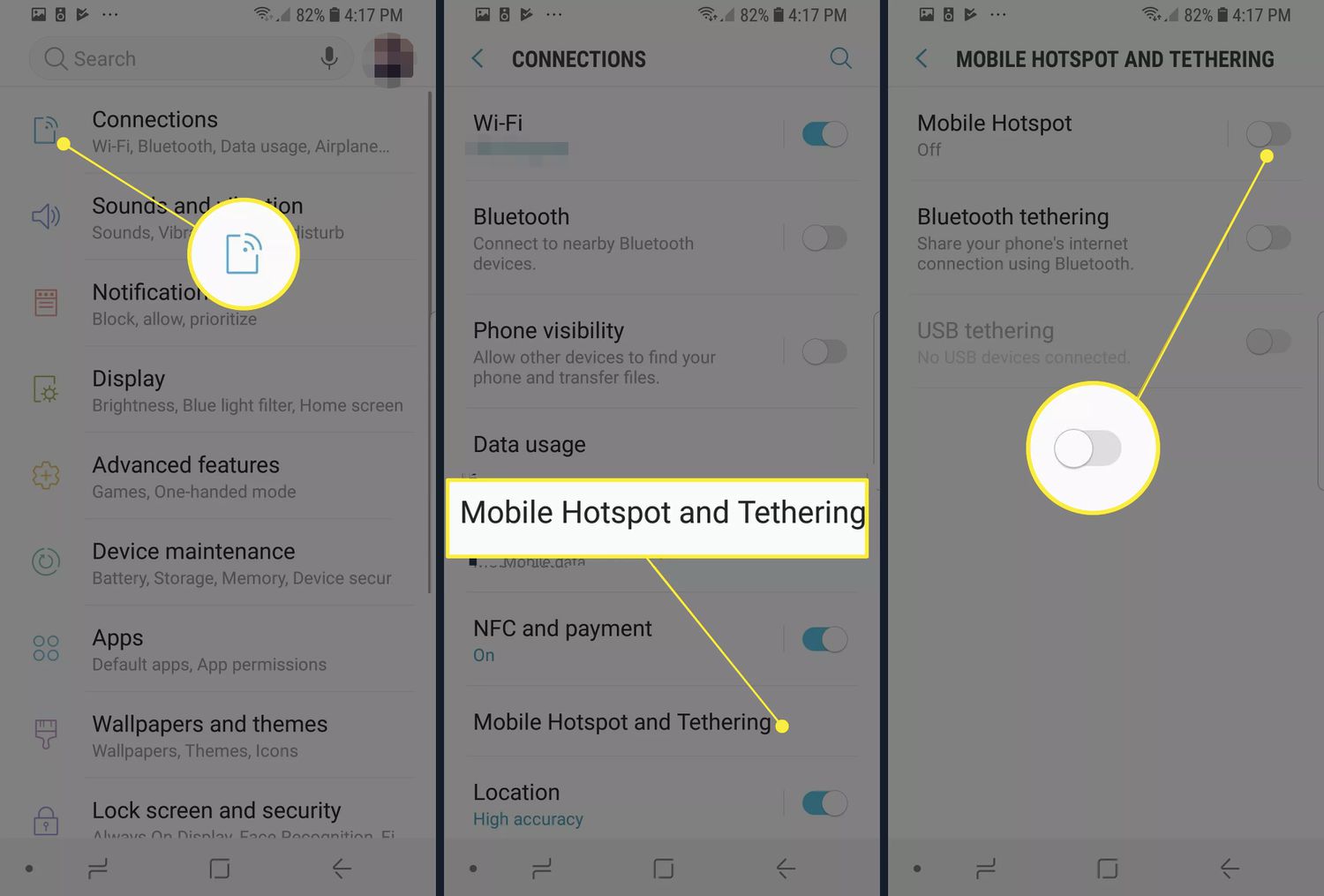 How to enable WiFi hotspot on Android