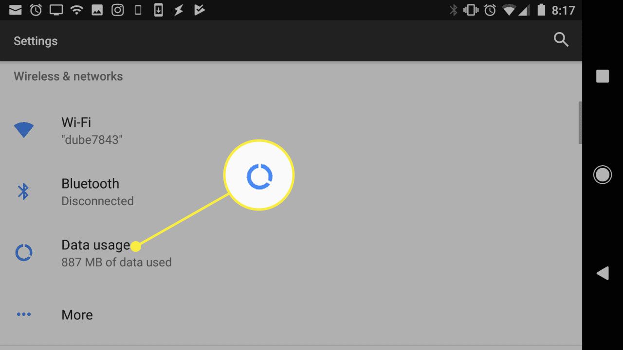 How to enable mobile data on Android