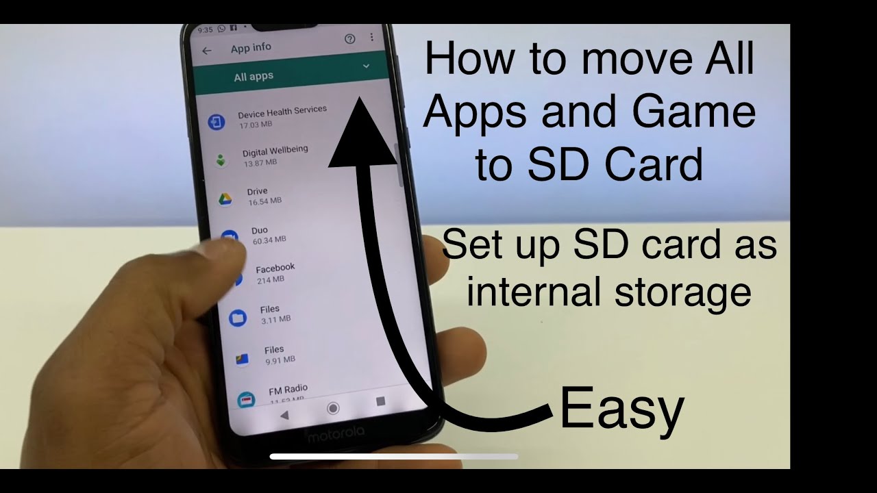 How to move apps to SD card on Android