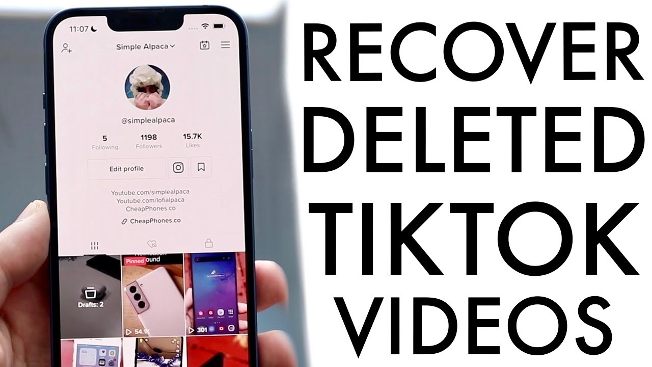 How to recover a deleted TikTok video