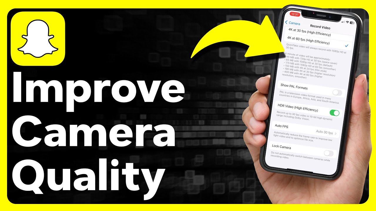 Optimize Camera Settings for Better Snapchat on iOS and Android Full HD