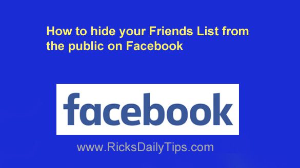 The importance of hiding friends on Facebook for privacy and security reasons Full HD