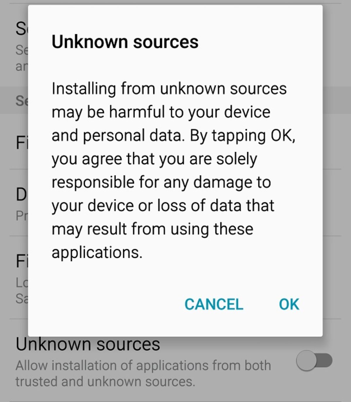 Unveiling the Dangers of Enabling Unknown Sources on Your Device