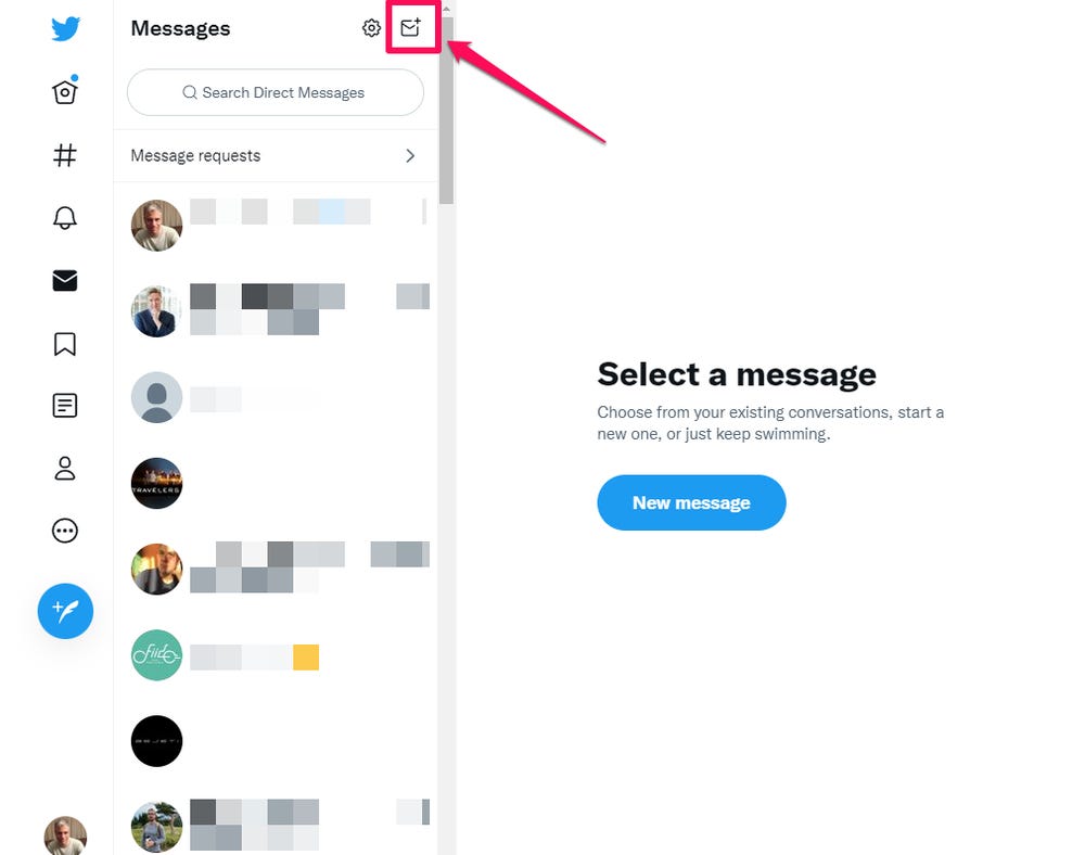 how to dm on twitter