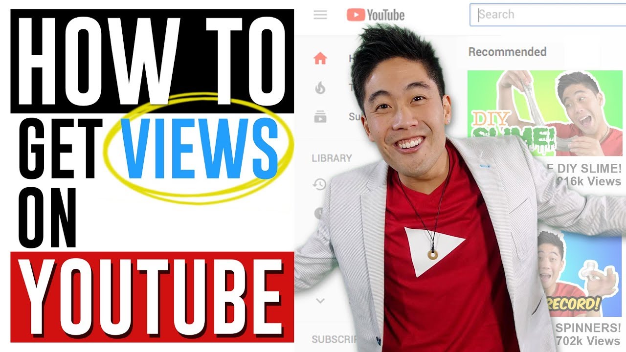 how to get views on youtube